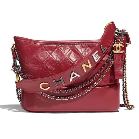 chanel gabrielle bag red